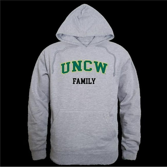 University of North Carolina Wilmington Seahawks Family Hoodie, Heather Grey - Medium