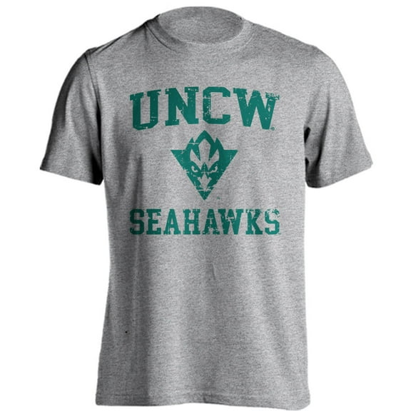 University of North Carolina Wilmington Seahawks UNCW Distressed Retro Short Sleeve T-Shirt