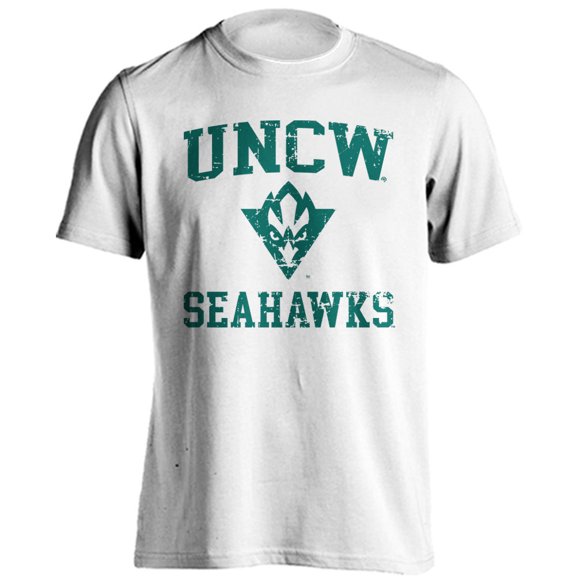 University of North Carolina Wilmington Seahawks UNCW Distressed Retro Short Sleeve T-Shirt