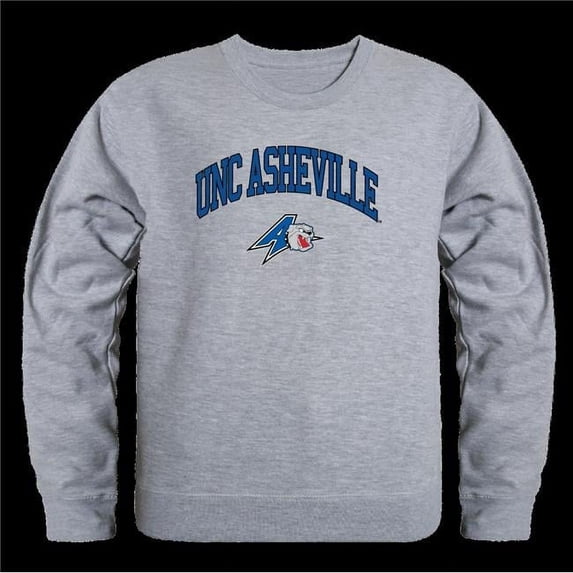 University of North Carolina at Asheville Bulldogs Campus Crewneck Sweatshirt, Heather Grey - 2XL