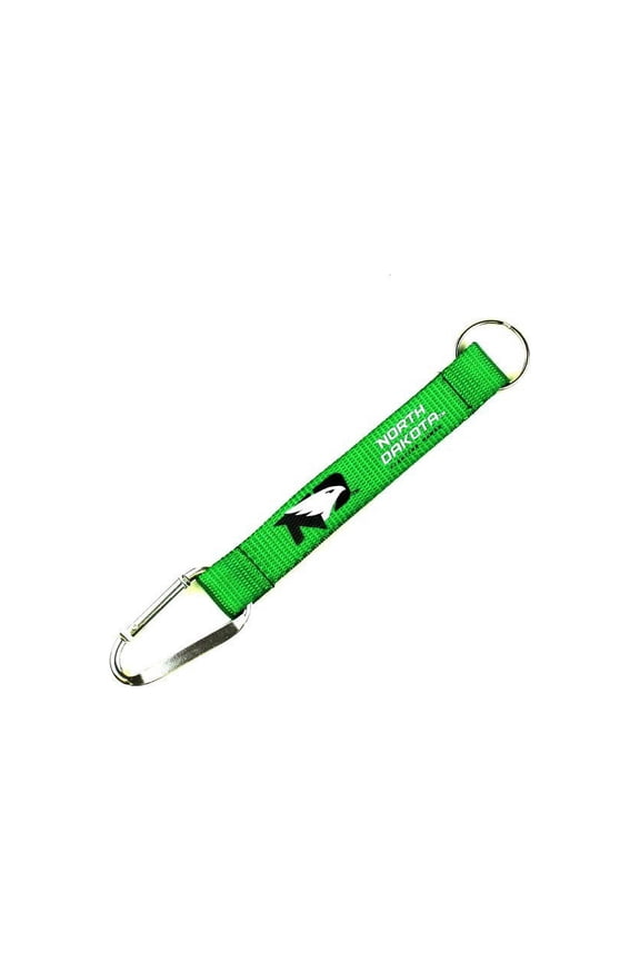 University of North Dakota Fighting Hawks Carabiner Lanyard Keychain