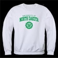 thumbnail image 1 of University of North Dakota Fighting Hawks Seal Crewneck Sweatshirt, White - Medium, 1 of 1