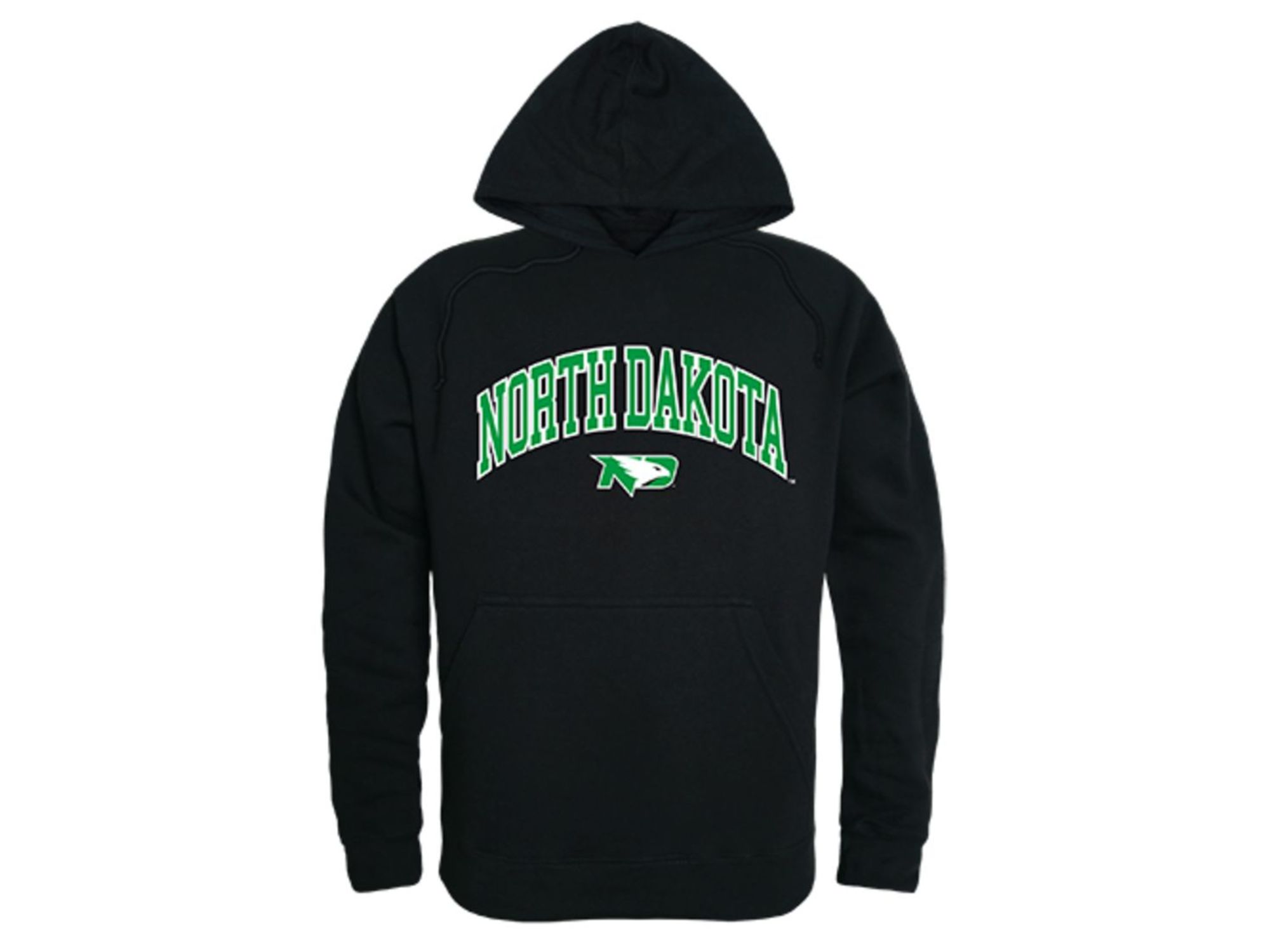 University of North Dakota Fighting Sioux Campus Hoodie Sweatshirt Black - image 1 of 2