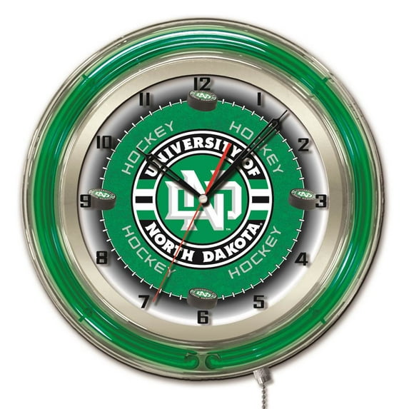 University of North Dakota (Hockey) 19" Double Neon Wall Clock