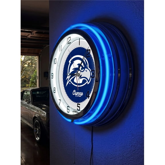 University of North Florida 19" Double Neon Wall Clock