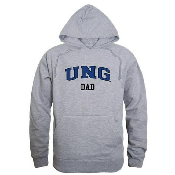 University of North Georgia Nighthawks Dad Hoodie, Heather Grey - Large