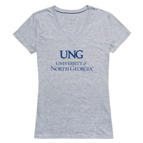 University of North Georgia Nighthawks Women Seal T-Shirt, Heather Grey - Large