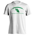thumbnail image 1 of University of North Texas Mean Green Football Laces Out Logo T-Shirt, 1 of 4