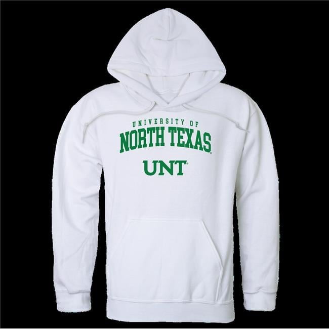 University of North Texas Mean Green Seal Hoodie White Small