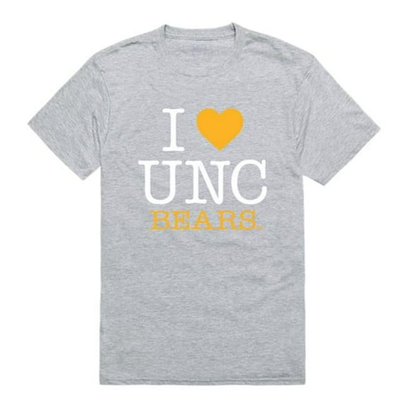 University of Northern Colorado I Love T-Shirt, Heather Grey - Large