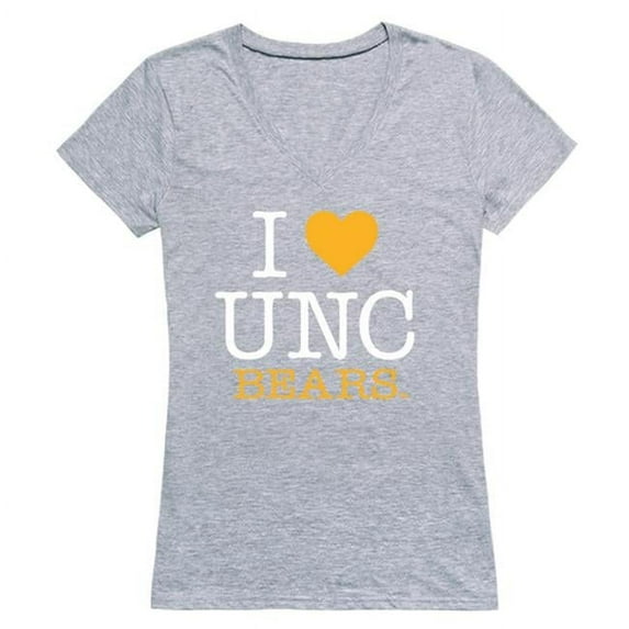 University of Northern Colorado I Love Women T-Shirt, Heather Grey - Extra Large