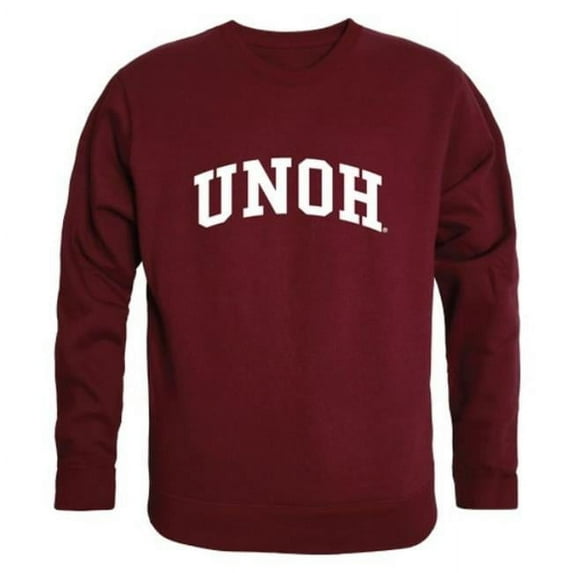 University of Northwestern Ohio Racers Arch Crewneck Sweatshirt, Maroon - Large