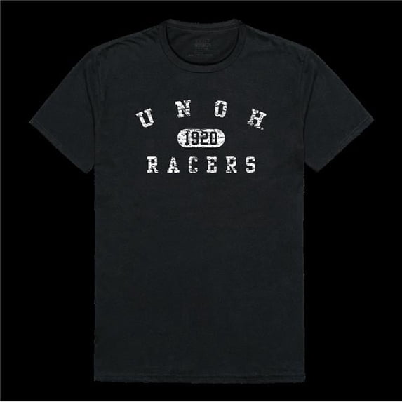 University of Northwestern Ohio Racers Distressed Arch College T-Shirt, Black - Extra Large