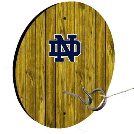 University of Notre Dame Yellow Ring Toss Lawn Game