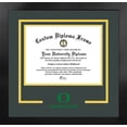 thumbnail image 1 of University of Oregon 11w x 8.5h Spirit Diploma Manhattan Black Frame with Bonus Campus Images Lithograph (value savings $59), 1 of 3