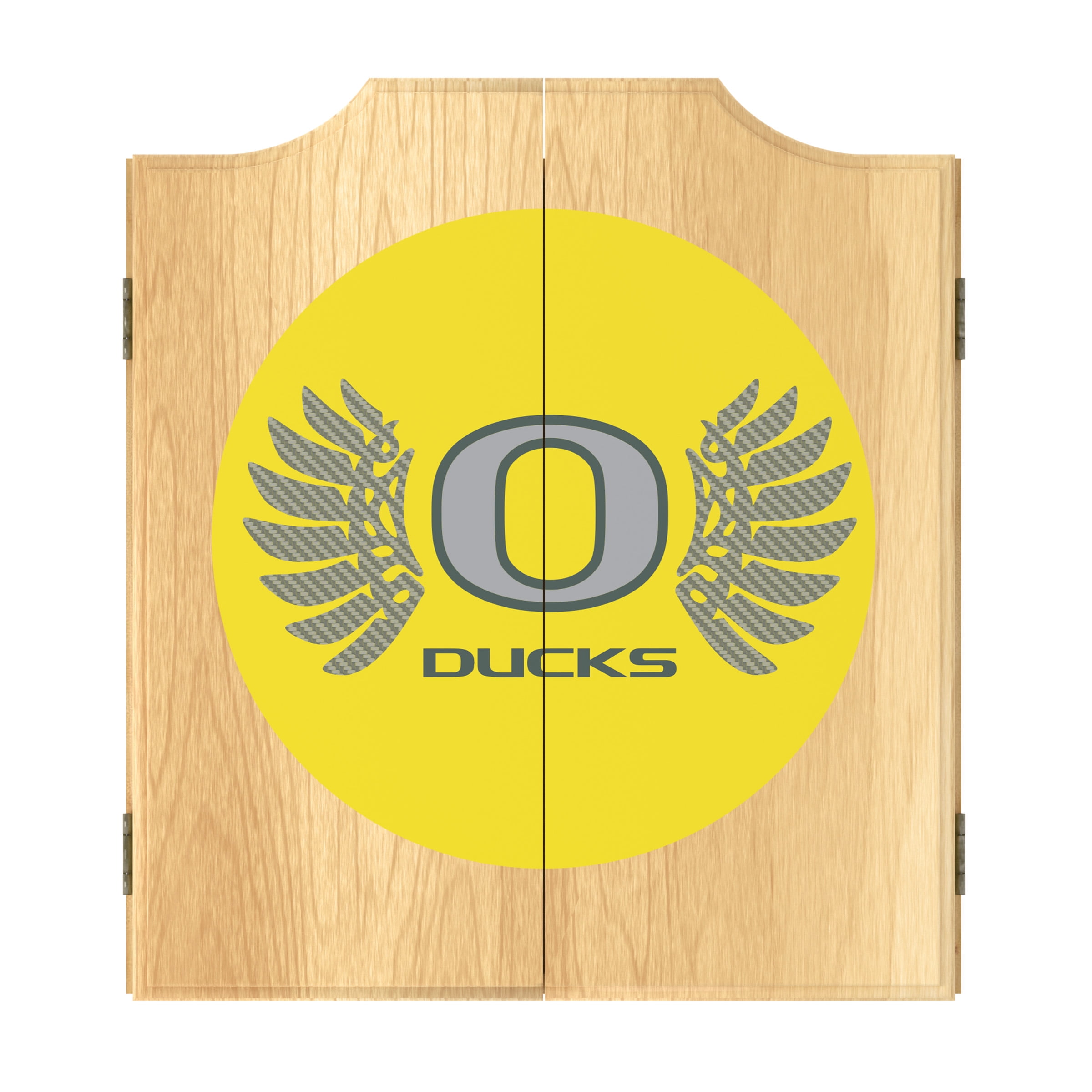 University of Oregon Wings Dart Board Set with 6 Steel Tip