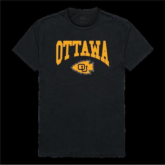 University of Ottawa Braves Athletic T-Shirt, Black - Extra Large