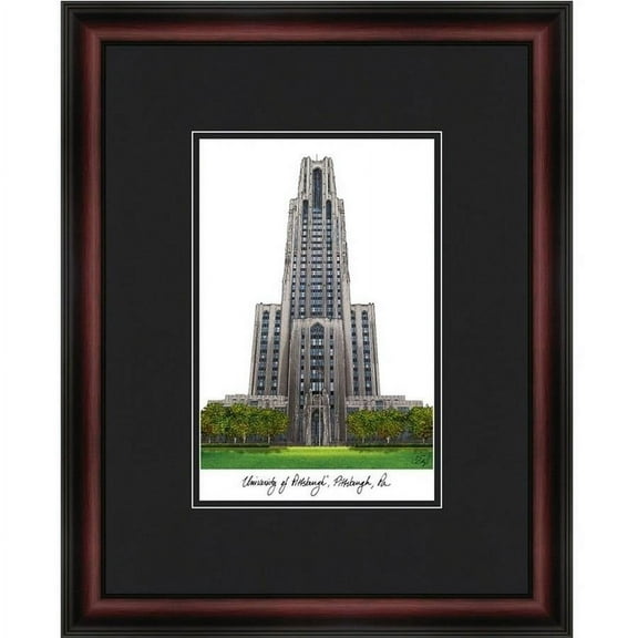 University of Pittsburgh Academic Framed Lithograph