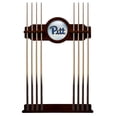 thumbnail image 1 of University of Pittsburgh Solid Wood Cue Rack with a English Tudor Finish, 1 of 3