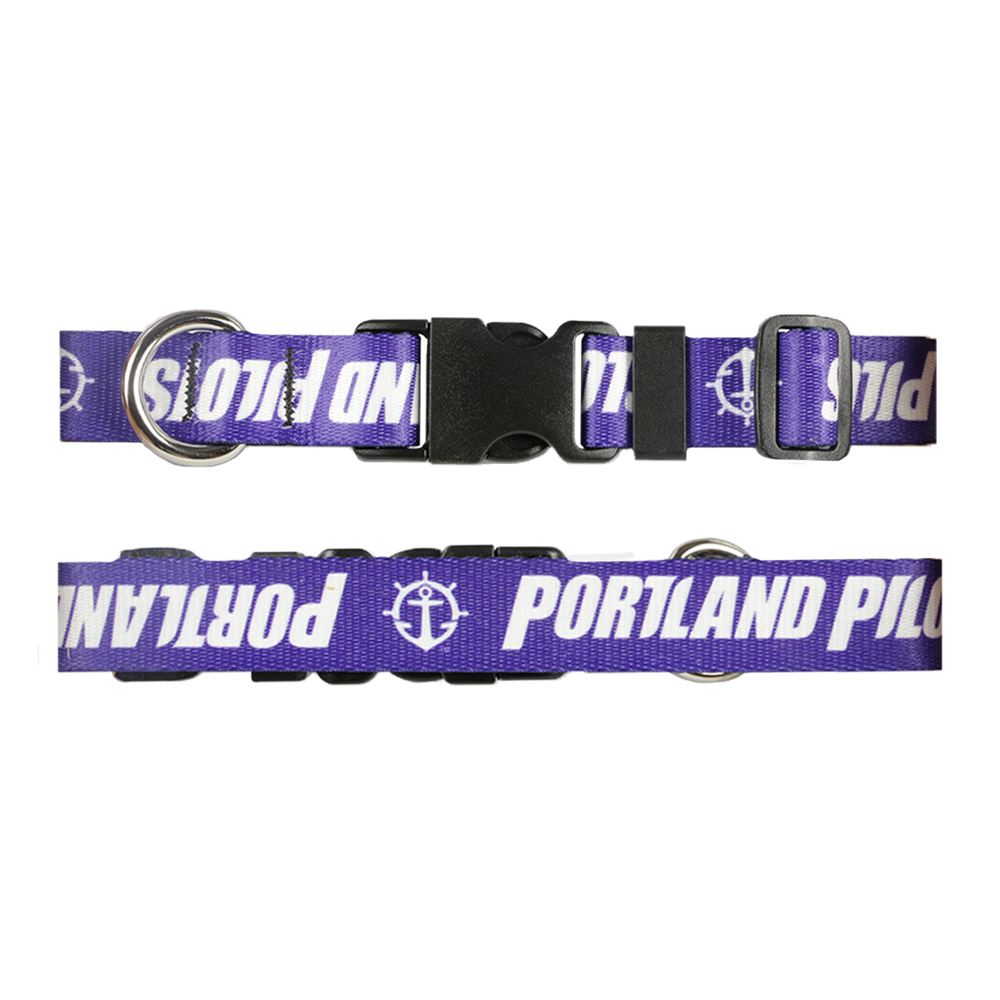 University of Portland 3/4” Inch Dog Collar, Pilots On Purple, Small - image 1 of 1