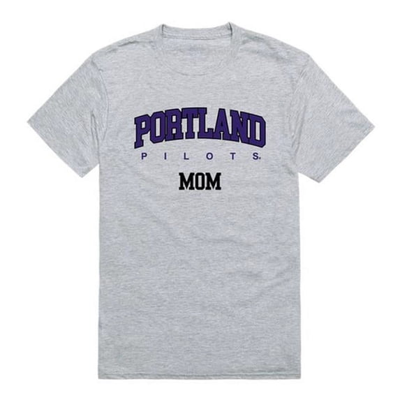 University of Portland College Mom T-Shirt, Heather Grey - 2XL