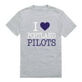 thumbnail image 1 of University of Portland I Love T-Shirt, Heather Grey - 2XL, 1 of 1