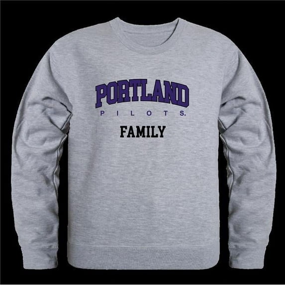University of Portland Pilots Family Crewneck Sweatshirt, Heather Grey - Small