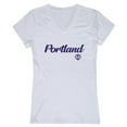 thumbnail image 1 of University of Portland Script T-Shirt for Women, White - Small, 1 of 1