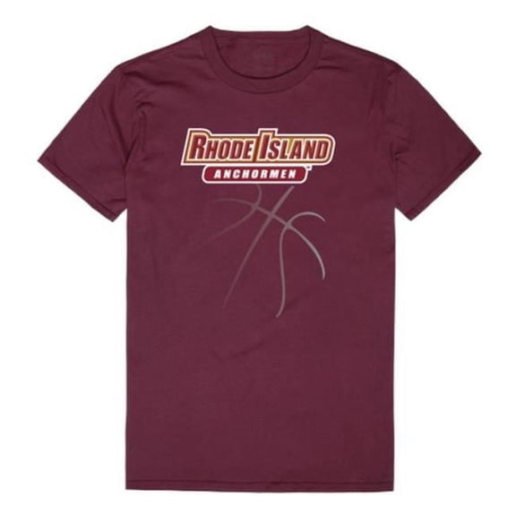 University of Rhode Island Anchormen College Basketball T-Shirt, Maroon - Medium