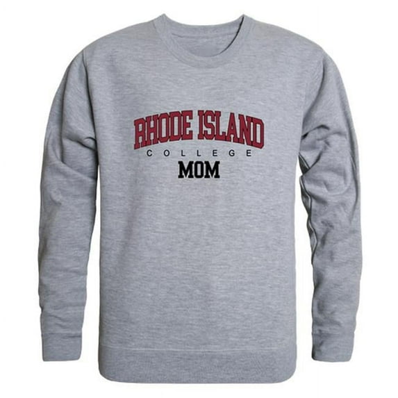 University of Rhode Island Anchormen Mom Crewneck Sweatshirt, Heather Grey - Small