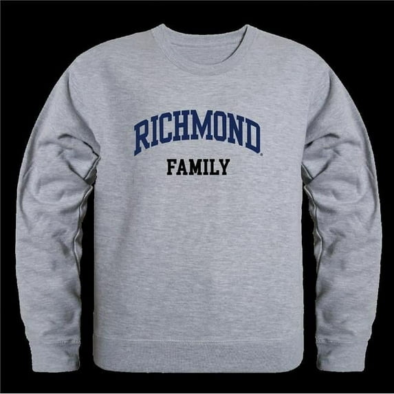 University of Richmond Spiders Family Crewneck Sweatshirt, Heather Grey - Medium