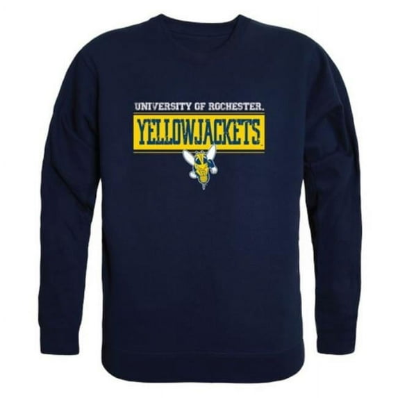 University of Rochester Campus Crewneck Sweatshirt, Navy - Large