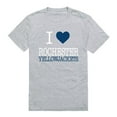thumbnail image 1 of University of Rochester I Love T-Shirt, Heather Grey - Small, 1 of 1