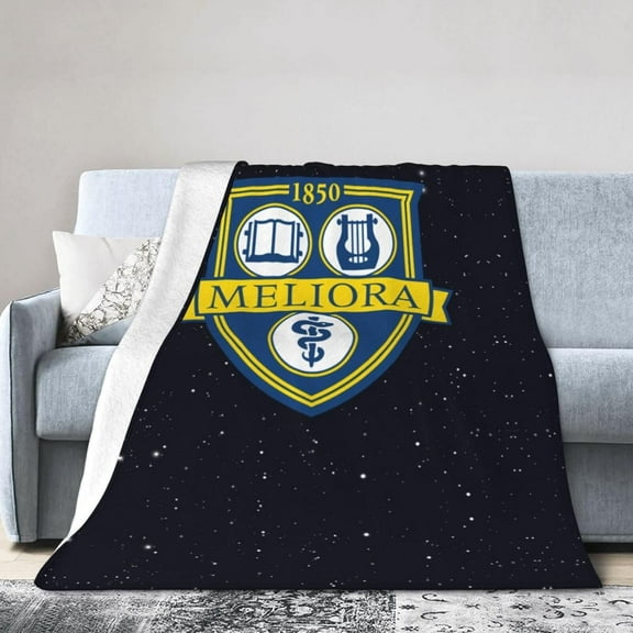 University of Rochester Logo Fleece Blanket, Very Soft Microfiber Flannel Blanket for Couch Warm and Cozy for All Seasons