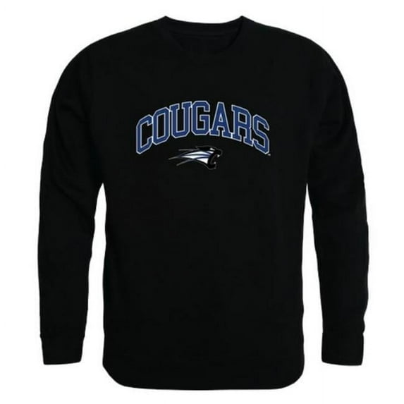University of Saint Francis Cougars Campus Crewneck Sweatshirt, Black - 2XL