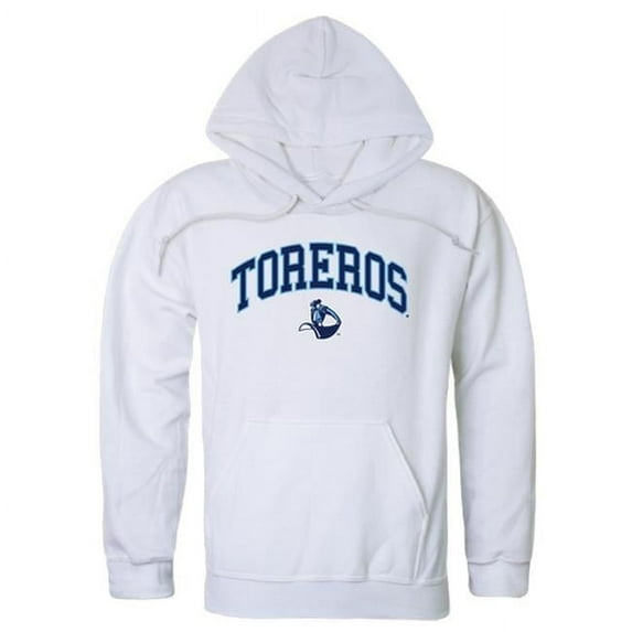 University of San Diego Campus Hoodie, White - Medium