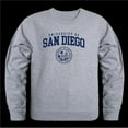 thumbnail image 1 of University of San Diego Toreros Seal Crewneck Sweatshirt, Heather Grey - Medium, 1 of 1