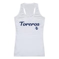 thumbnail image 1 of University of San Diego Womens Script Tank Top, White - Small, 1 of 1