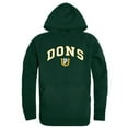 thumbnail image 1 of University of San Francisco Campus Hoodie, Forest Green & White - Small, 1 of 1