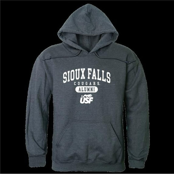University of Sioux Falls Cougars Alumni Hoodie, Heather Charcoal - Large