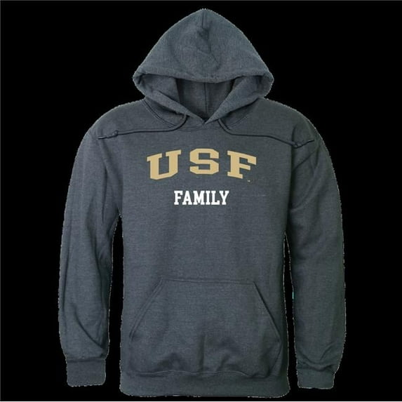 University of Sioux Falls Cougars Family Hoodie, Heather Charcoal - 2XL