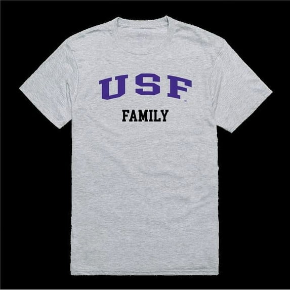 University of Sioux Falls Cougars Family T-Shirt, Heather Grey - Medium