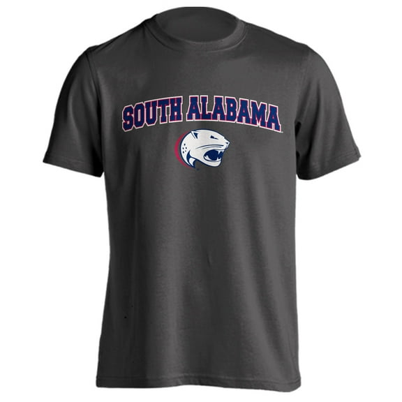 University of South Alabama Jaguars Classic Arch with Mascot Short Sleeve T-Shirt