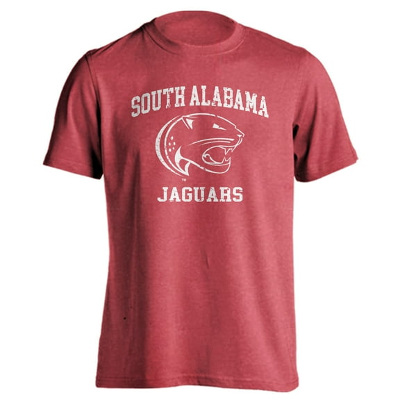 University of South Alabama Jaguars Distressed Retro Short Sleeve T-Shirt