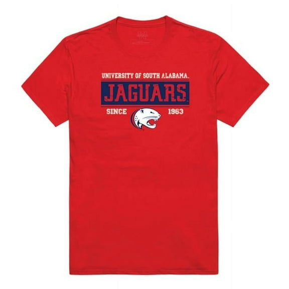 University of South Alabama Men Established T-Shirt, Red - Large
