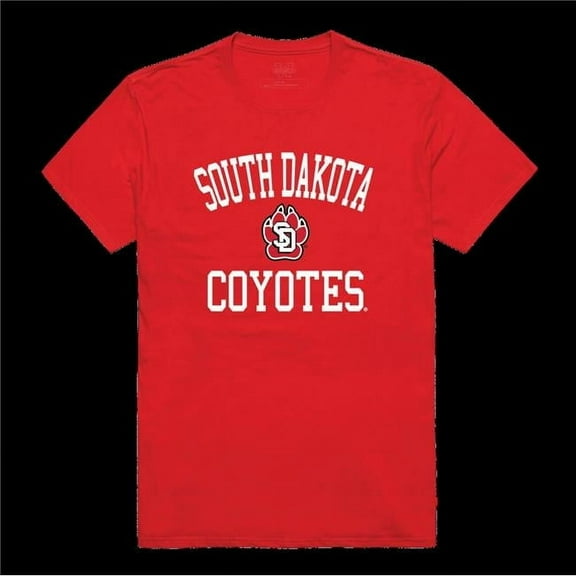 University of South Dakota Coyotes Arch T-Shirt, Red - Small