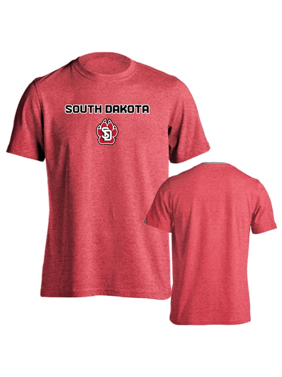 University of South Dakota Coyotes Classic Arch with Mascot Short Sleeve T-Shirt