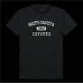 thumbnail image 1 of University of South Dakota Coyotes Distressed Arch College T-Shirt, Black - Small, 1 of 1
