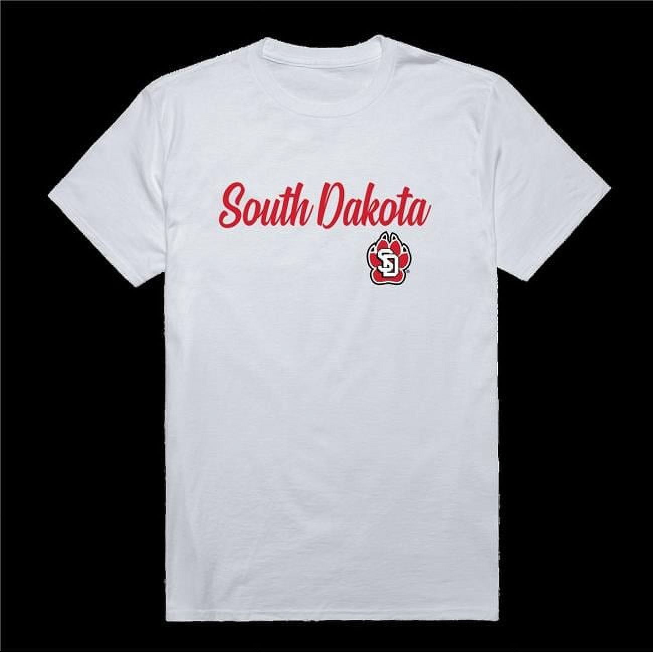 Go Yotes Script University of South Dakota Coyotes Script T-Shirt, White - Large ...