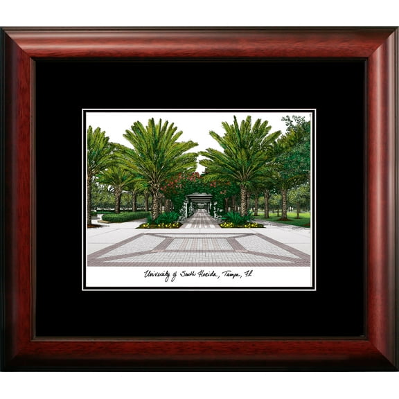 University of South Florida Academic Framed Lithograph
